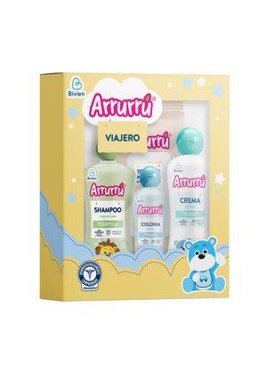 Kit Aseo ARRURRU VIAJERO BEBE (4  und)