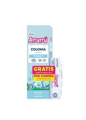 Colonia Bebe Azul + Jabon ARRURRU Colonia Bebe Azul + Jabon (2  und)