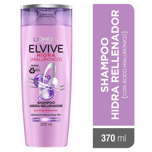 Shampoo ELVIVE Loreal Paris hidra hialurónico (370  ml)