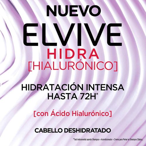 Shampoo ELVIVE Loreal Paris hidra hialurónico (370  ml)