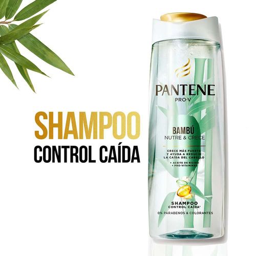 Shampoo + Acondicionador PANTENE Bambú Nutre Y Crece (800  ml)