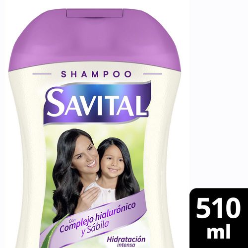 Shampoo SAVITAL Complejo Hialurónico Y Sábila (510  ml)