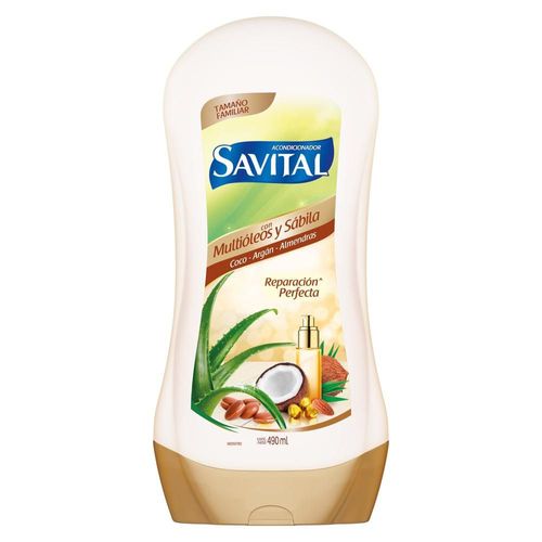 Acondicionador SAVITAL Multióleos Y Sábila (490  ml)