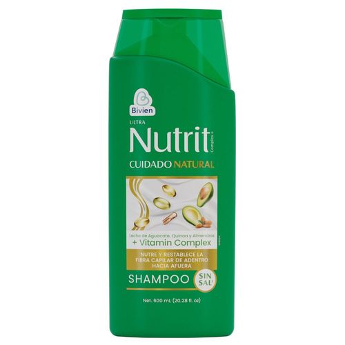 Shampoo ULTRA NUTRIT CUIDADO NATURAL SIN SAL (600  ml)