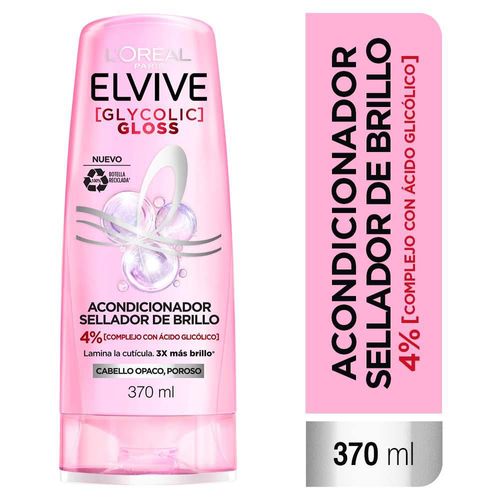 Acondicionador ELVIVE Loreal Paris glycolic gloss (370  ml)