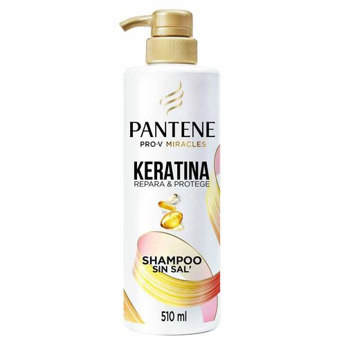 Shampoo PANTENE keratina sin sal (510  ml)