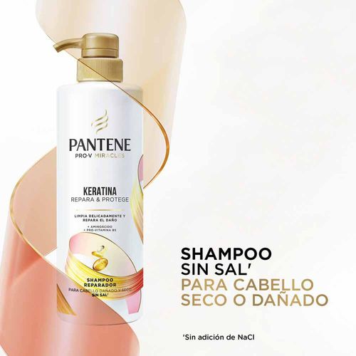 Shampoo PANTENE keratina sin sal (510  ml)