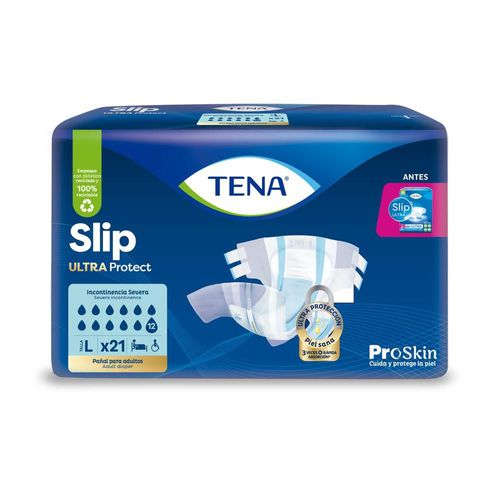 Pañal TENA Slip Ultra Protect L (21  und)