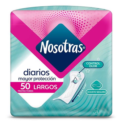 Protectores NOSOTRAS Diarios largos (50  und)