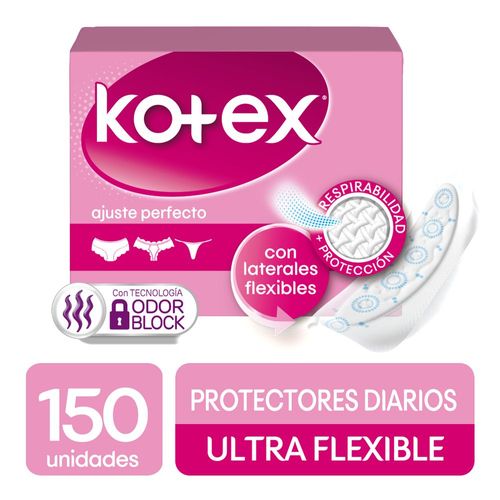 Protectores diarios KOTEX Ultraflexibles (150  und)