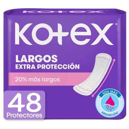 Protectores diarios KOTEX Largos (48  und)