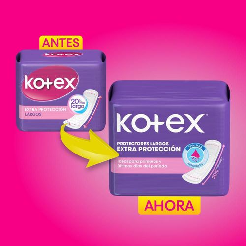 Protectores diarios KOTEX Largos (16  und)