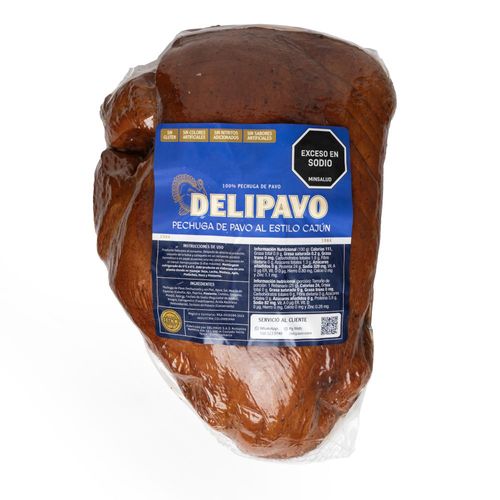 Pechuga de pavo DELIPAVO Estilo cajún porcionado en tienda