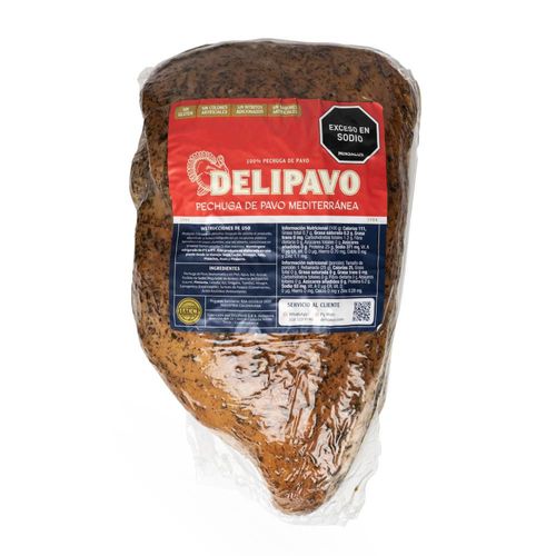 Pechuga de pavo DELIPAVO Mediterránea porcionada en tienda