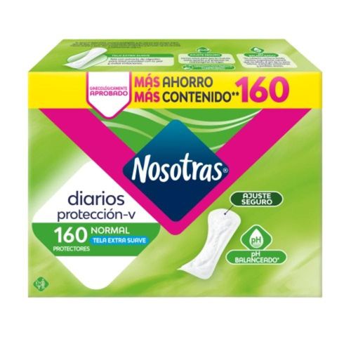 Protectores NOSOTRAS Diarios normal (160  und)