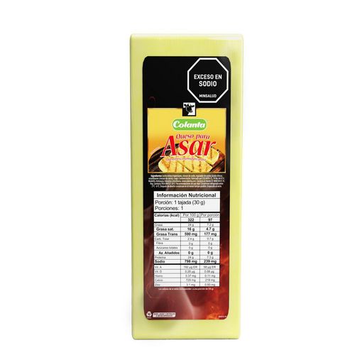 Queso para asar COLANTA porcionado en tienda