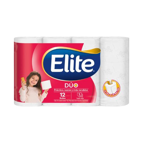 Papel ELITE Higienico Duo (374.4  mts)