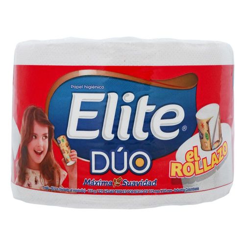 Papel ELITE HIGIENICO DUO MINI ROLLAZO (38  mts)