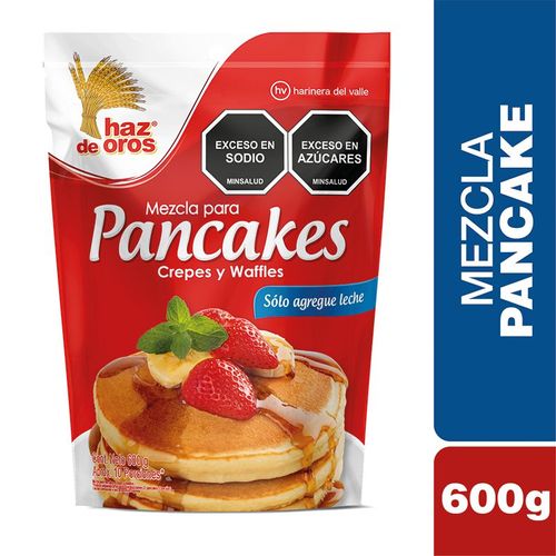 Mezcla HAZ DE OROS pancakes, crepes o waffles (600  gr)