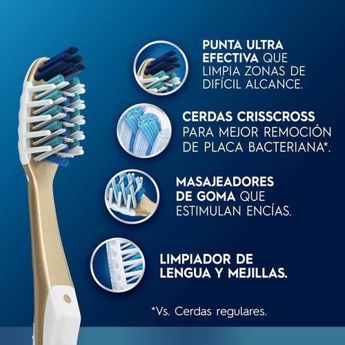 Cepillo De Dientes ORALB Advanced 7 Beneficios Suave (5  und)