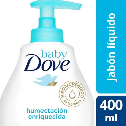 Jabón Líquido DOVE BABY Humectación Enriquecida Corporal (400  ml)