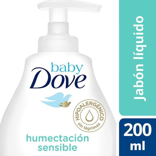 Jabón Líquido DOVE BABY Humectación Sensible Corporal (200  ml)