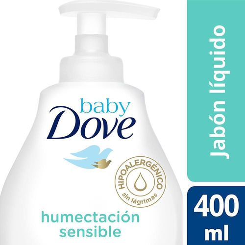 Jabón Líquido DOVE BABY Humectación Sensible Coporal (400  ml)