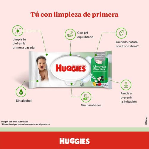 Toallas húmedas HUGGIES Limpieza Efectiva (288  und)