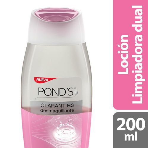 Toallitas Desmaquillantes PONDS Clarant B3 (200  ml)