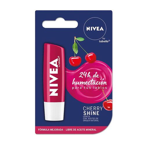 Protector labial NIVEA fruity shine cereza  (4.7  gr)