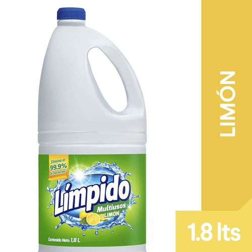 Blanqueador LIMPIDO multiusos limón (1800  ml)