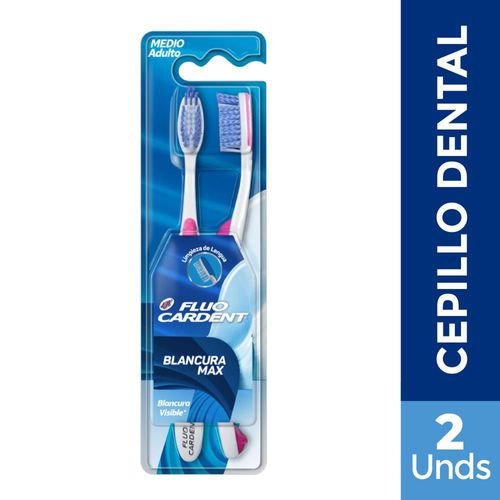 Cepillo De Dientes FLUOCARDENT Blancura Max (2  und)