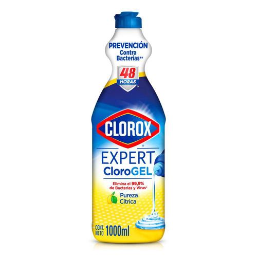 Desinfectante CLOROX cloro gel expert pureza citrica (1000  ml)