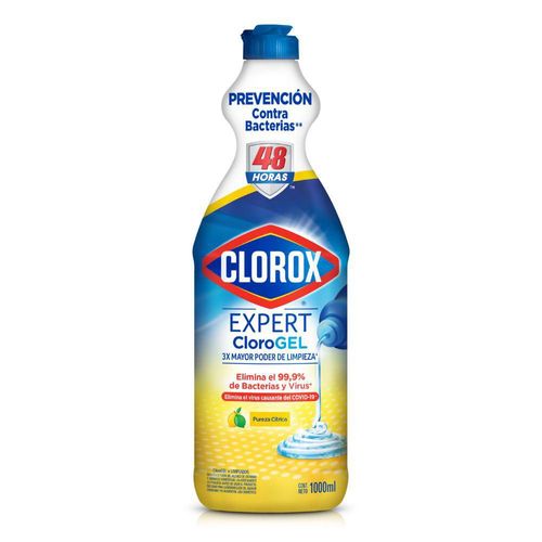 Desinfectante CLOROX cloro gel expert pureza citrica (1000  ml)