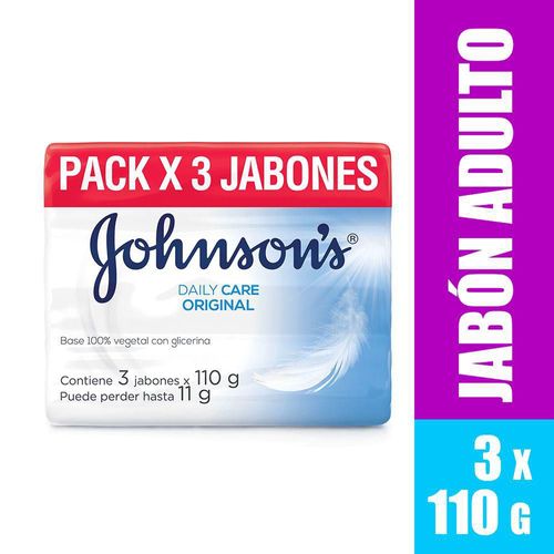 Jabón JOHNSON S Original Barra x3und 110gr (330  gr)