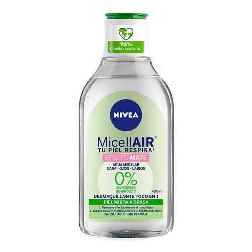 Agua micelar NIVEA desmaquillante efecto mate  (400  ml)