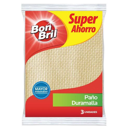 Paño BON BRIL duramalla (3  und)