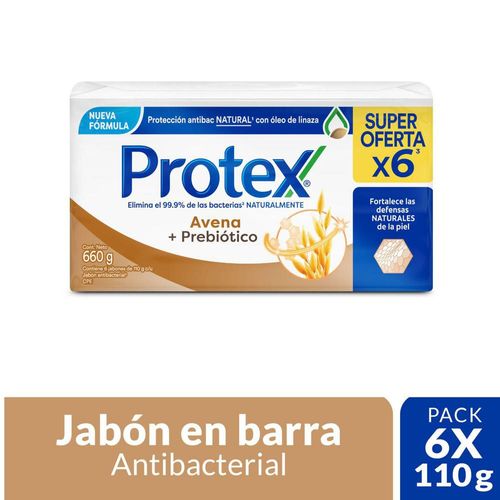 Jabón PROTEX Avena Barra x6und 110gr  (660  gr)