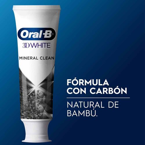 Crema Dental ORALB 3D White Mineral Clean  (75  ml)