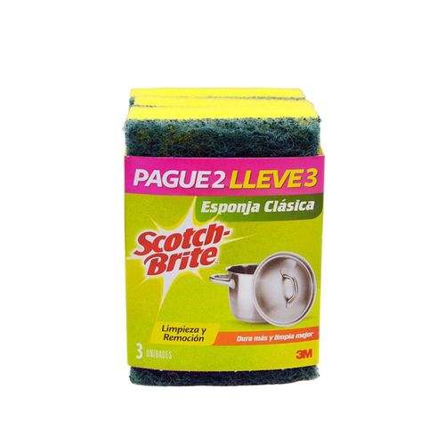 Esponja SCOTCH BRITE  (3  und)