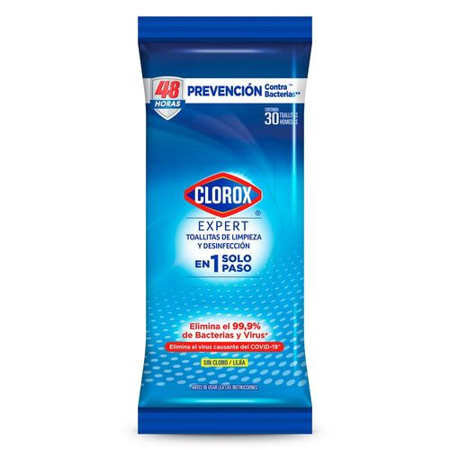 Toallitas Desinfectantes CLOROX  (30  und)