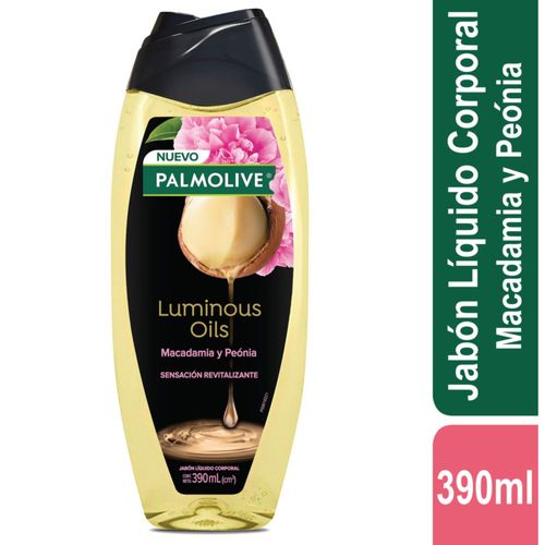 Jabón Líquido PALMOLIVE Macadamia y Peonia Corporal (390  ml)