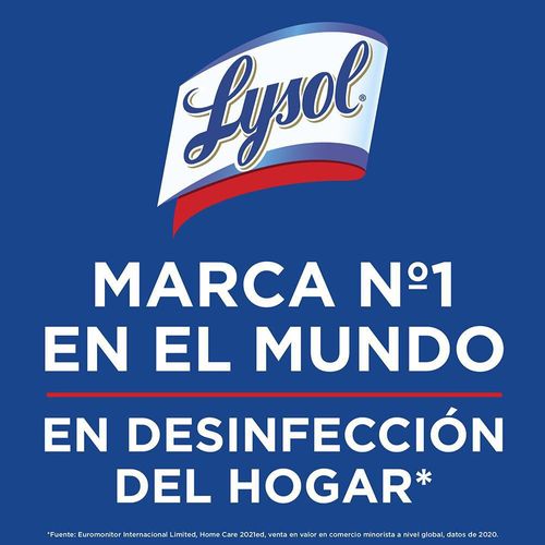 Desinfectante  LYSOL en aerosol pureza algodón (538  gr)