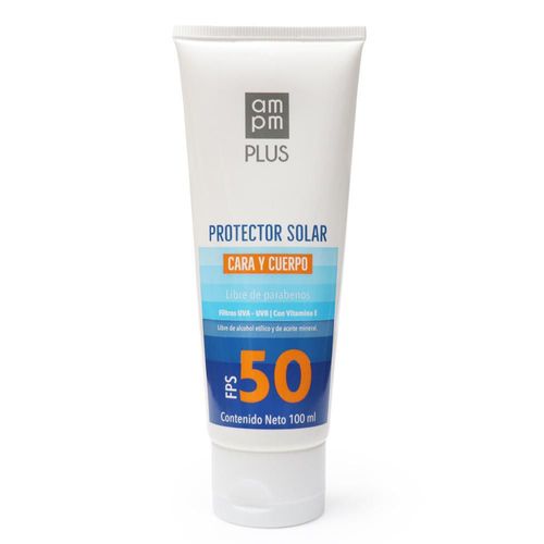 Protector solar AMPM PLUS cara y cuerpo (100  ml)