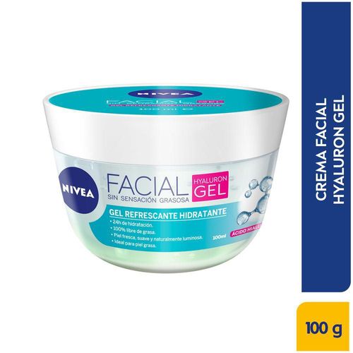 Gel facial NIVEA con ácido hialurónico  (100  ml)