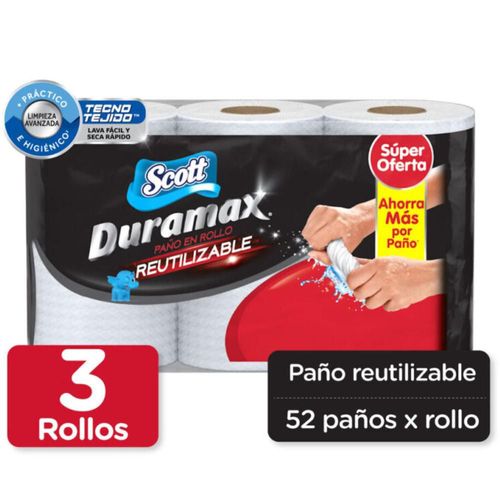 Toalla reutilizable SCOTT Rollo duramax (3  und)