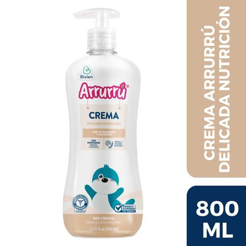 Crema Humectante ARRURRU BEBE NUTRICION (800  ml)