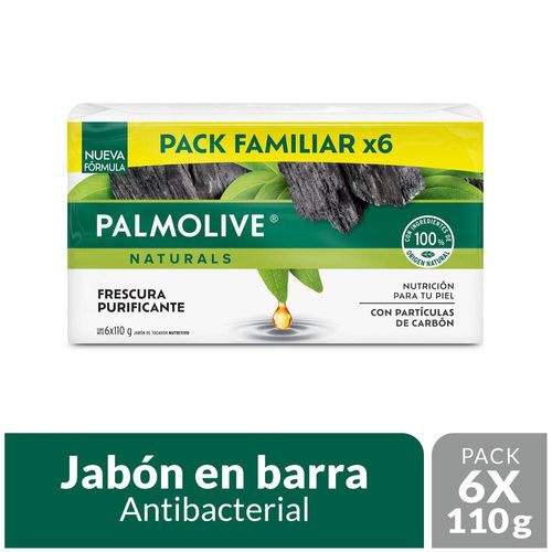 Jabón PALMOLIVE Carbón En Barra x6und 110gr (660  gr)