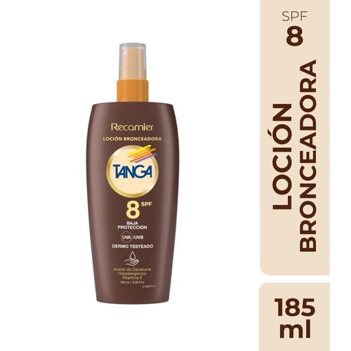 Locion TANGA SPF 8 (185  ml)