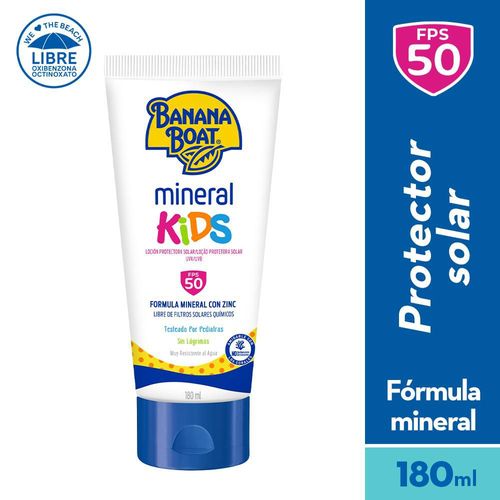 Protector solar BANANA BOAT Mineral kids SPF 50 (180  ml)